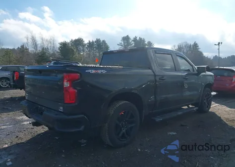 2021 Chevrolet Silverado 1500 4Wd Short Bed Rst из США, поврежденный, VIN 1GCUYEEL4MZ420209